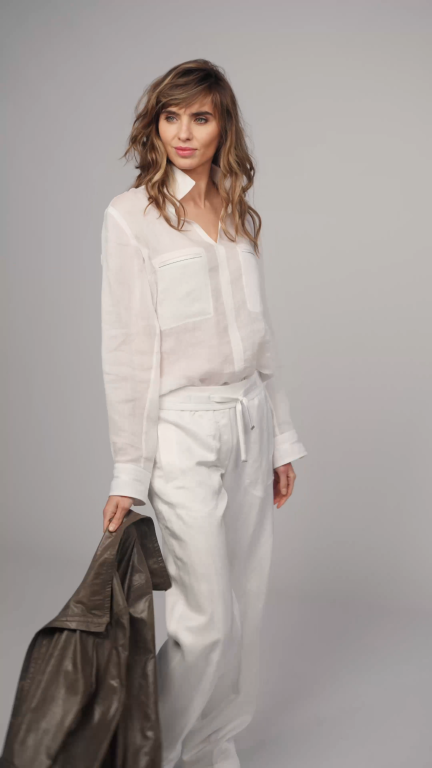 BEATE HEYMANN 338-15 SPODNIE DAMSKIE OFF WHITE  (2)